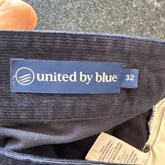 United by Blue Men's Navy Blue Corduroy Pants, Size 32, NWOT - Picture 4 of 6